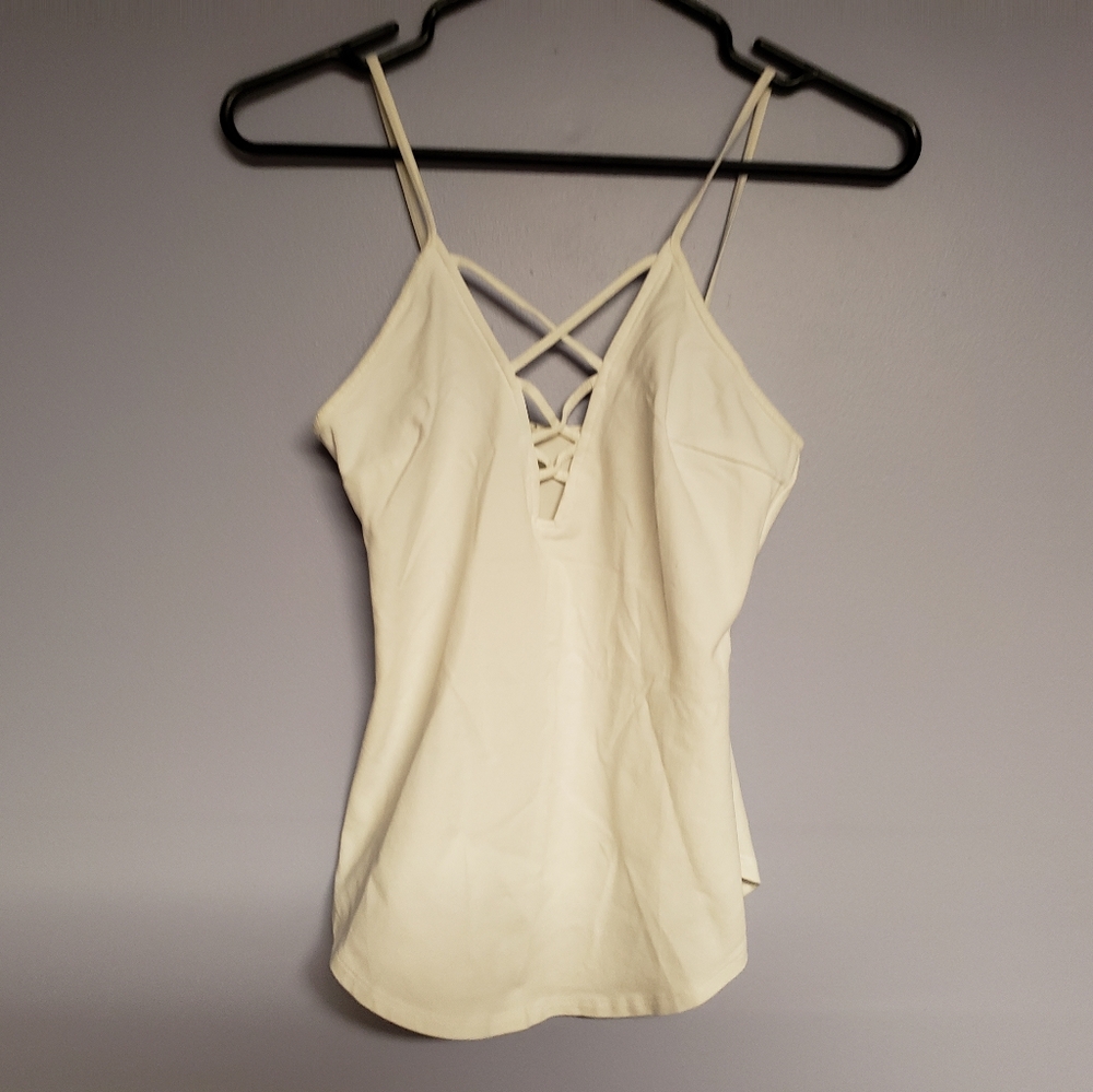 White tank top